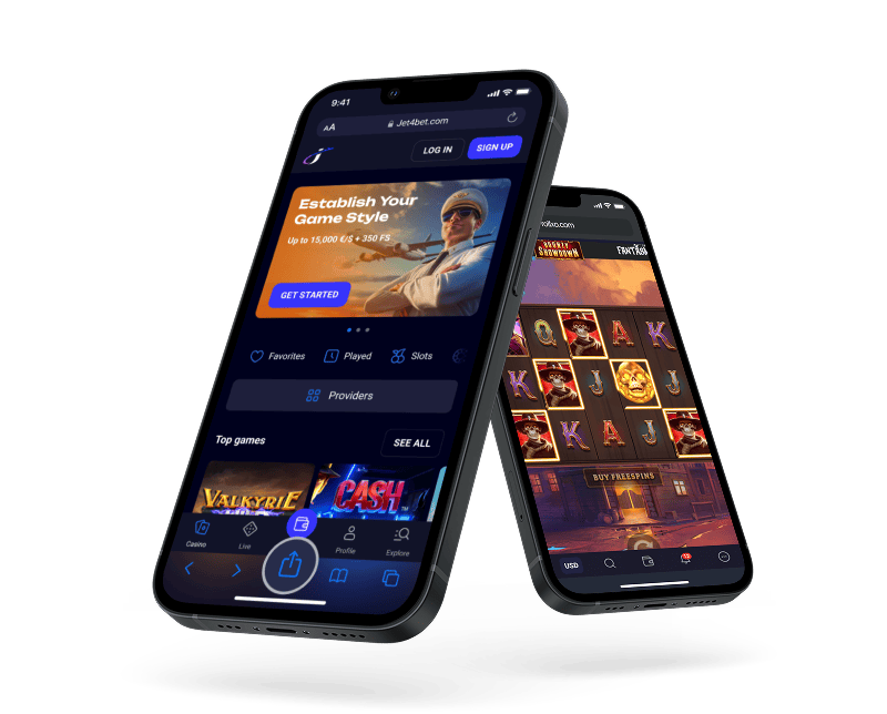 Jet4Bet auf Smartphone und Tablet
